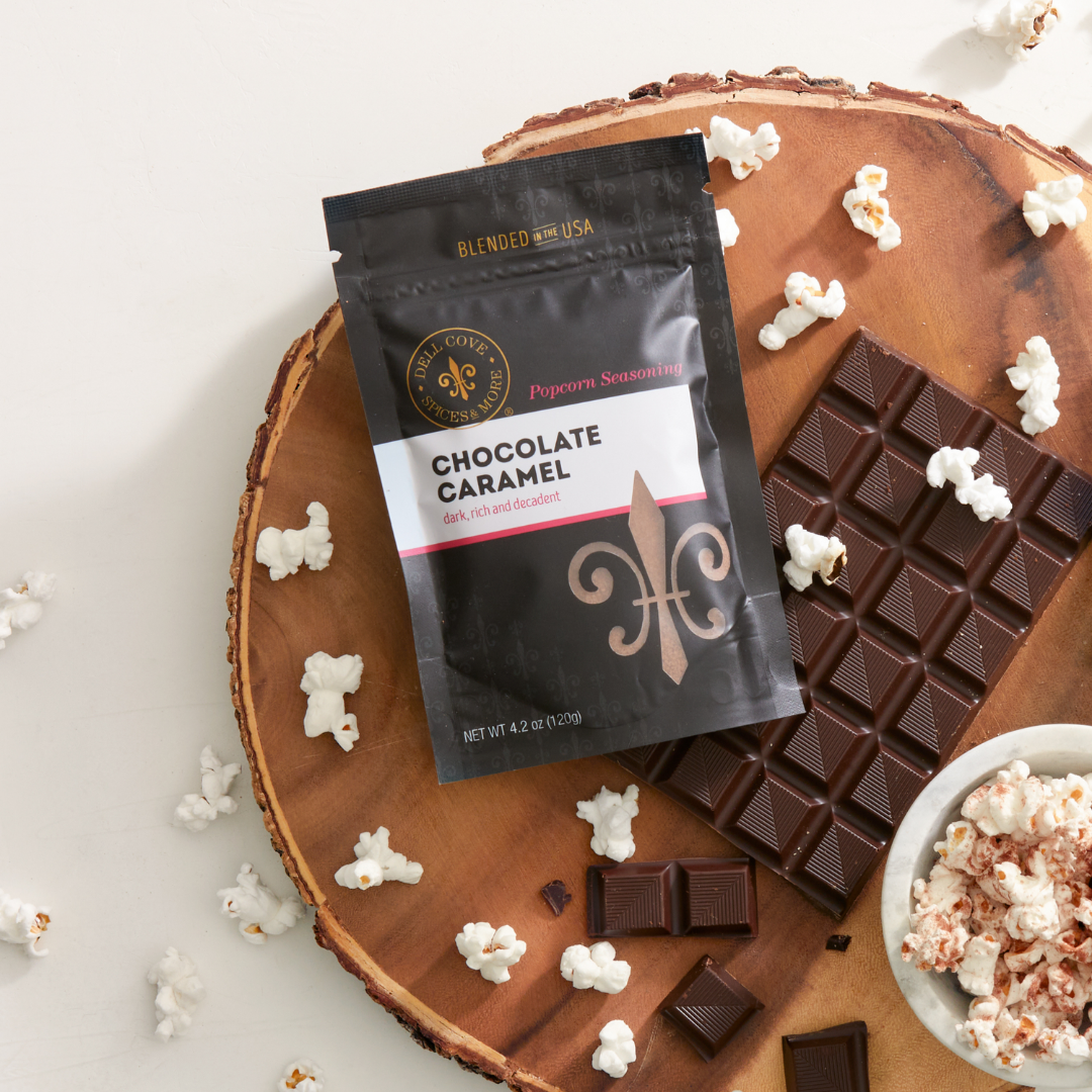 Chocolate Caramel Popcorn Seasoning - Gluten Free, Non GMO