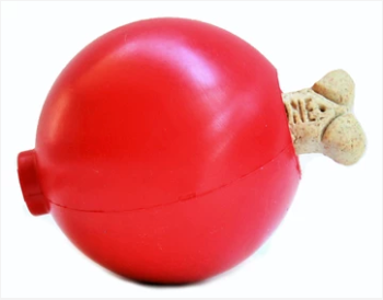 SP Christmas Ornament - Chew Toy - Treat Dispenser- Red