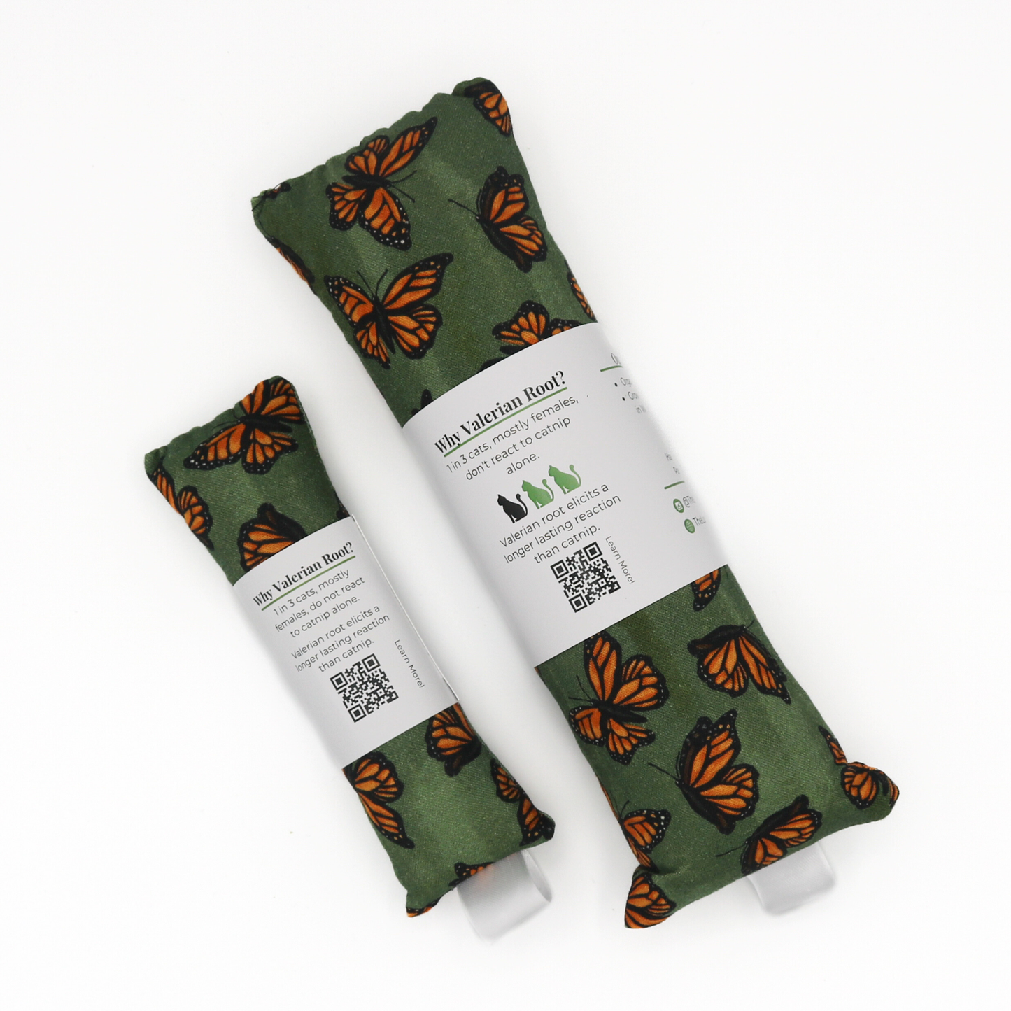 Monarch Butterfly Catnip with Valerian Root Cat Toys |Kicker