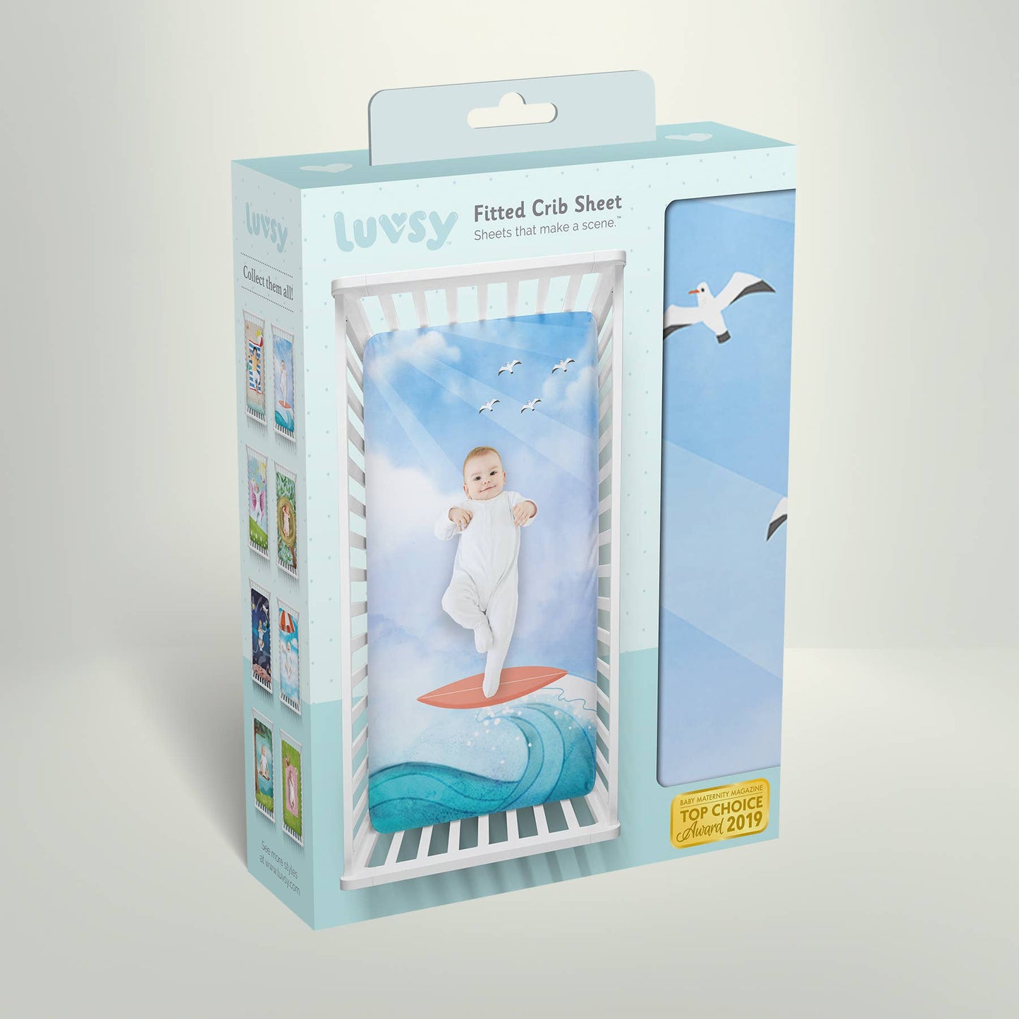 Luvsy - Surfer Crib Sheets
