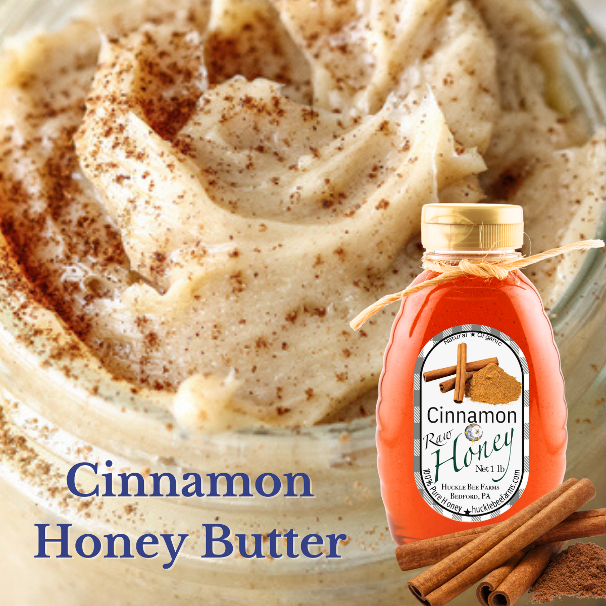 Cinnamon Infused Raw Honey