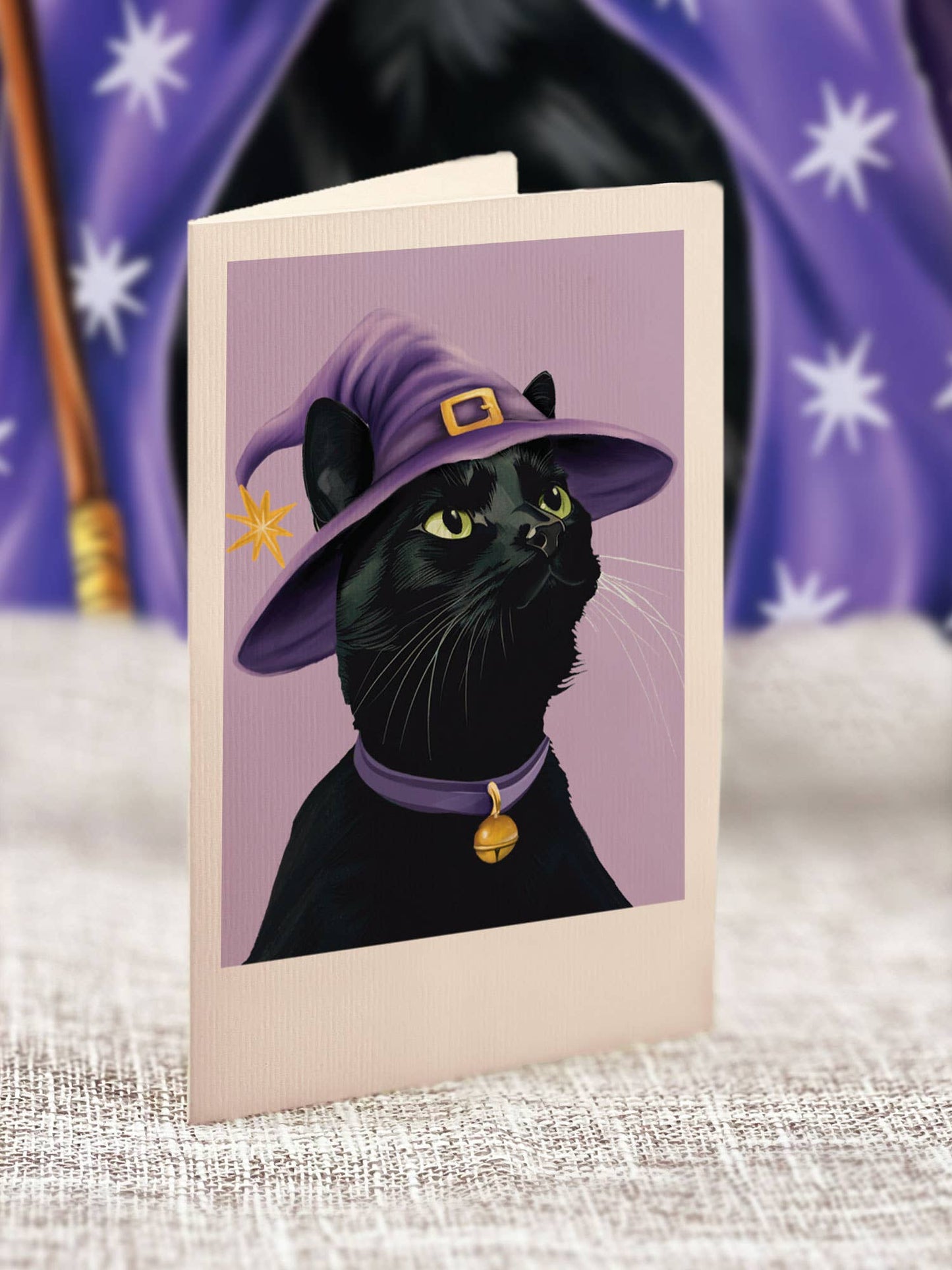 Mini Halloween Cat Pop-up Greeting Cards