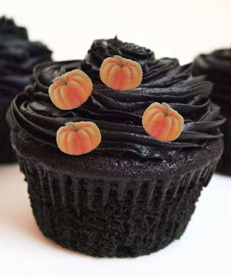 Mini Pumpkins Wafer Paper Edible Cake Decorations