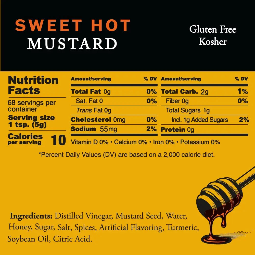 Pilsudski Sweet Hot Mustard with Honey