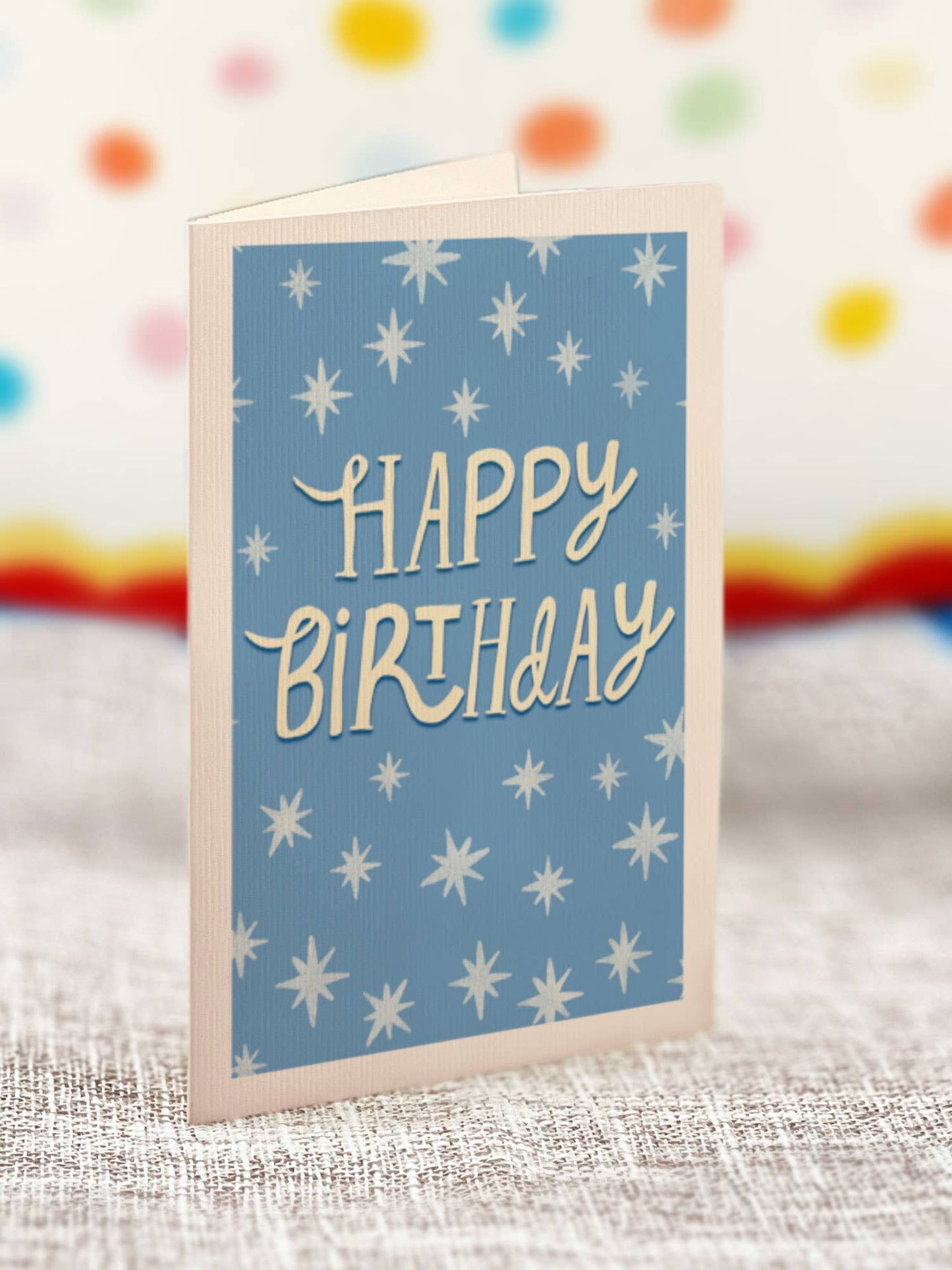 Mini Confetti Birthday Cake Pop-up Greeting Cards