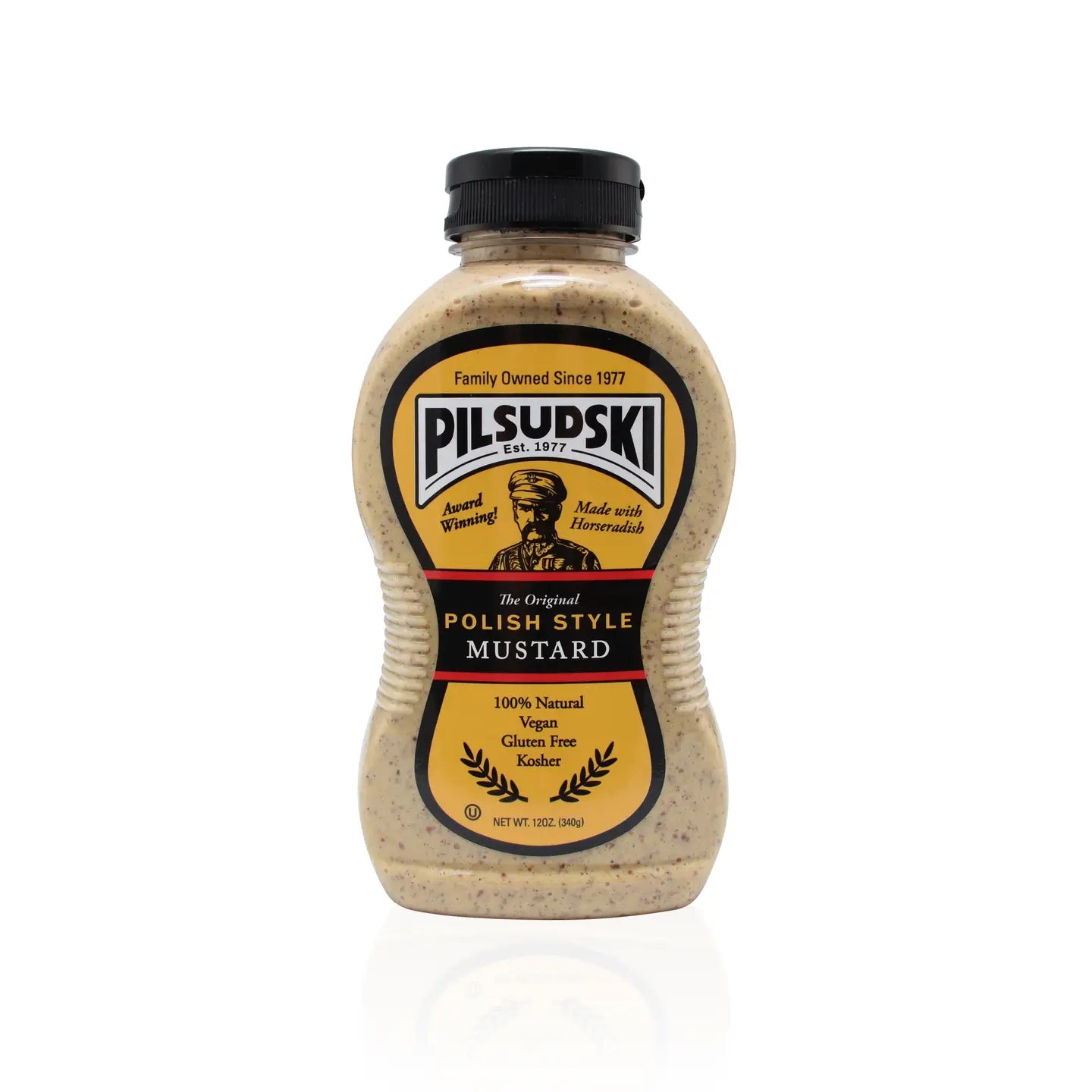 Pilsudski Polish Style Mustard with Horseradish
