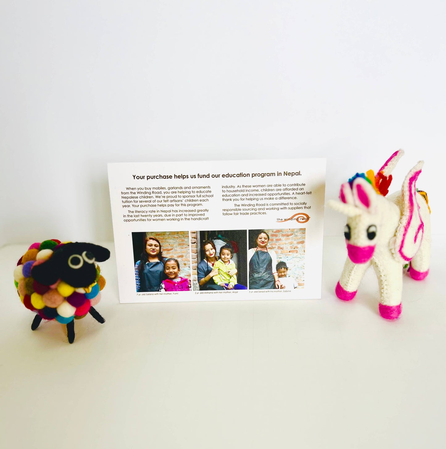 Ornament - White Felt Hen