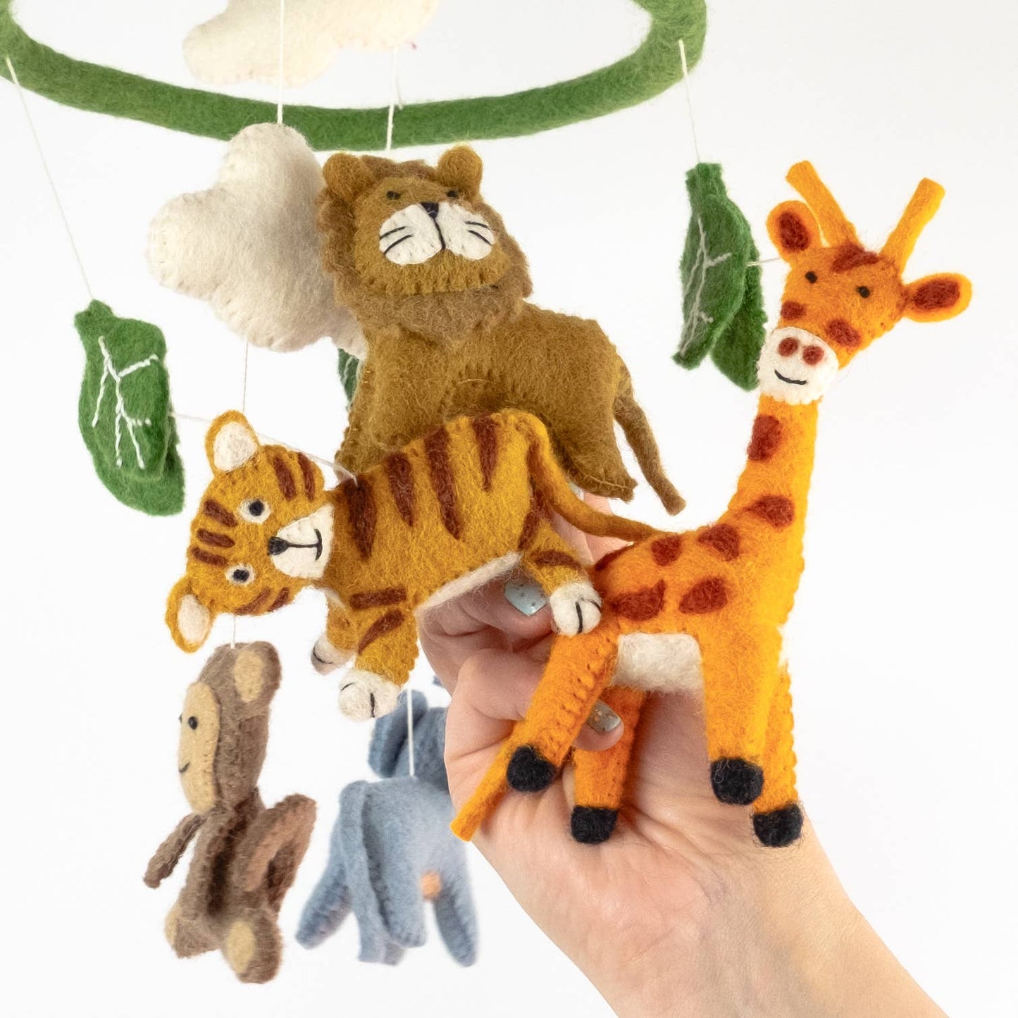 Baby Mobile -Jungle Animal - Nursery Decor