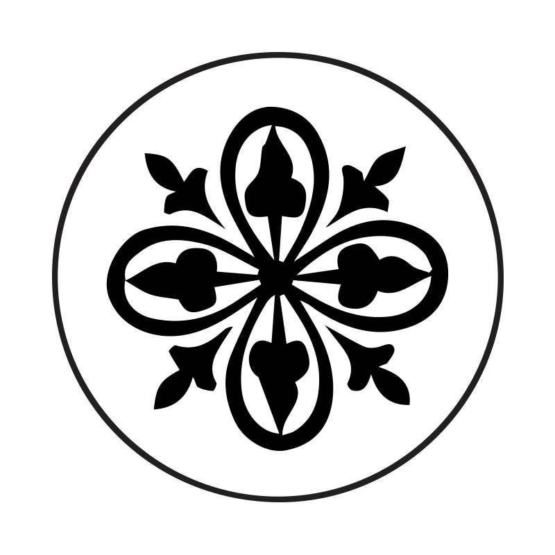 Brass Wax Seal Dies -popular symbols- no handle