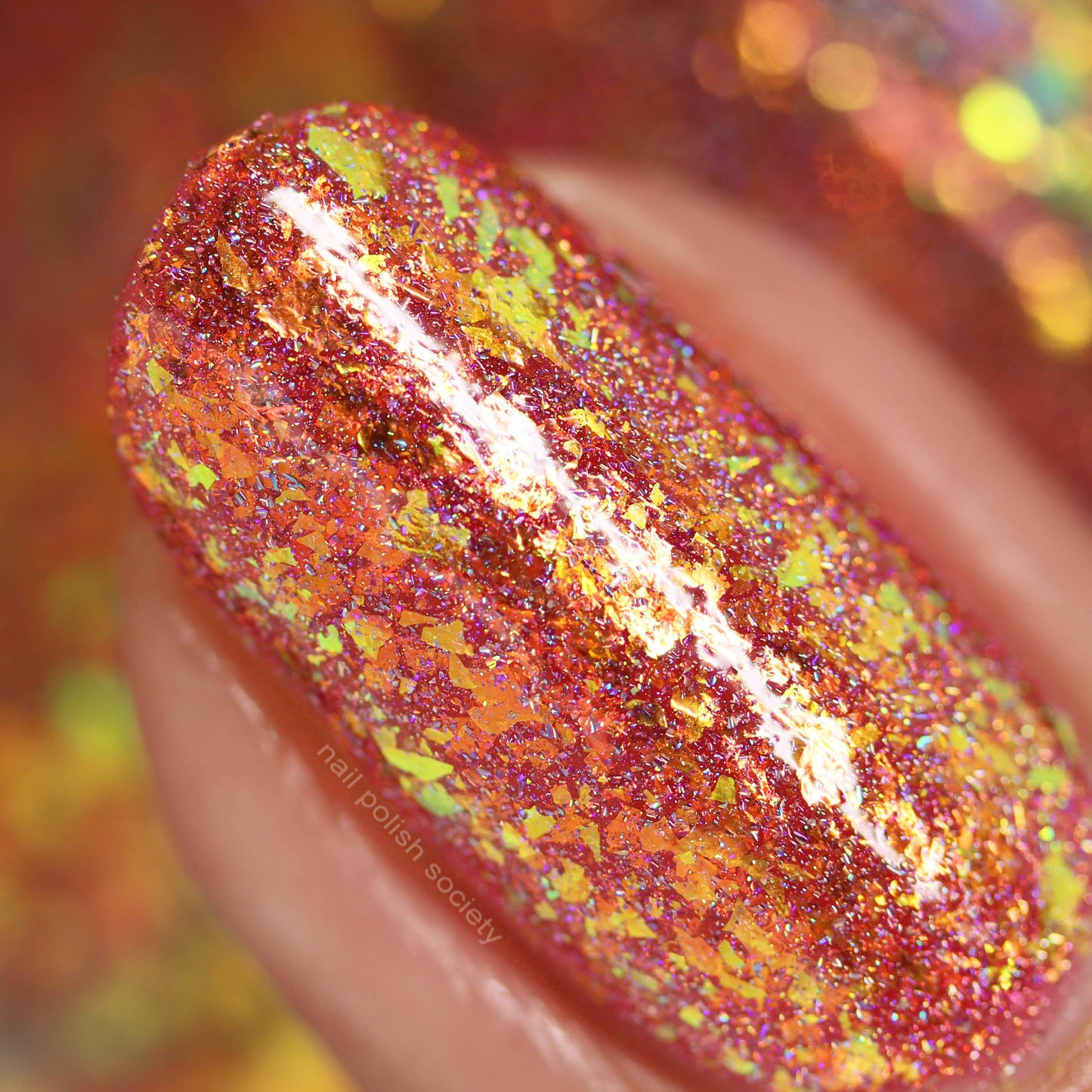 Anything Is Popsicle Flakie Nail Polish