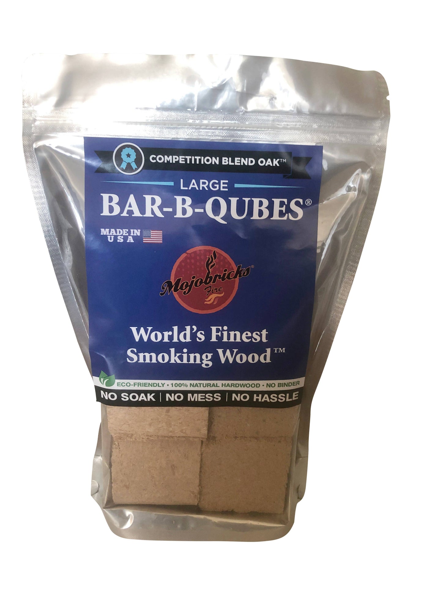 Smoking wood bbq Competition Blend Oak™ Large Barbqubes®