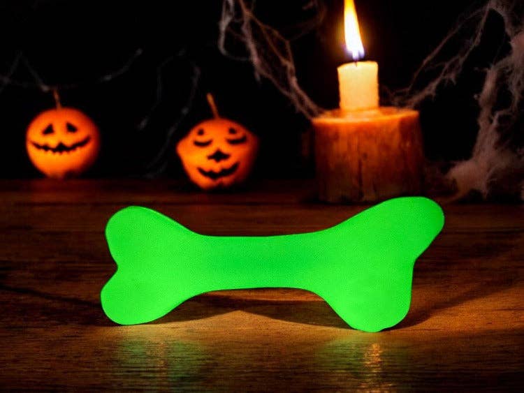 Halloween Glow in the Dark Chewing & Floating Bone Toy