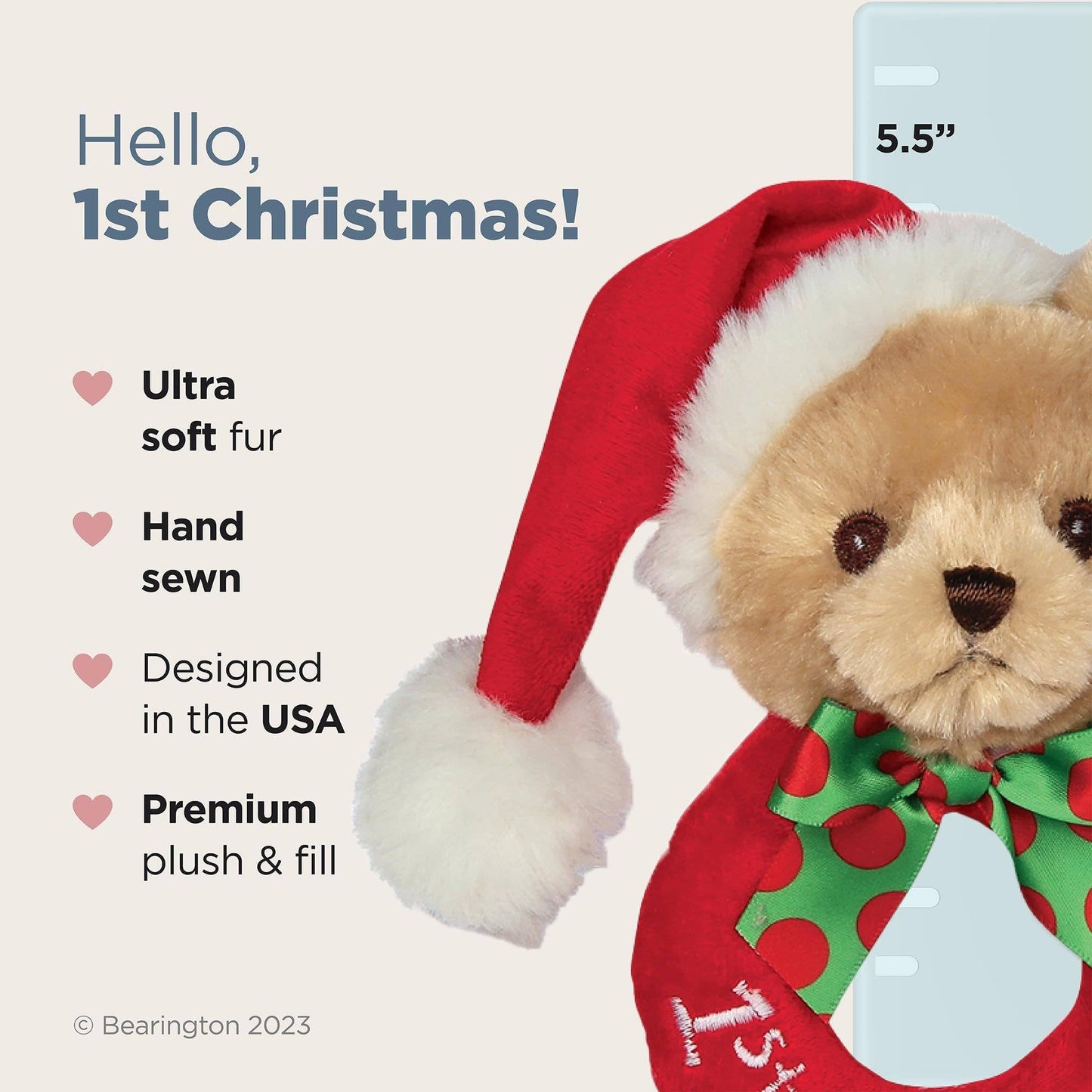 Baby's 1st Christmas Ring Rattle