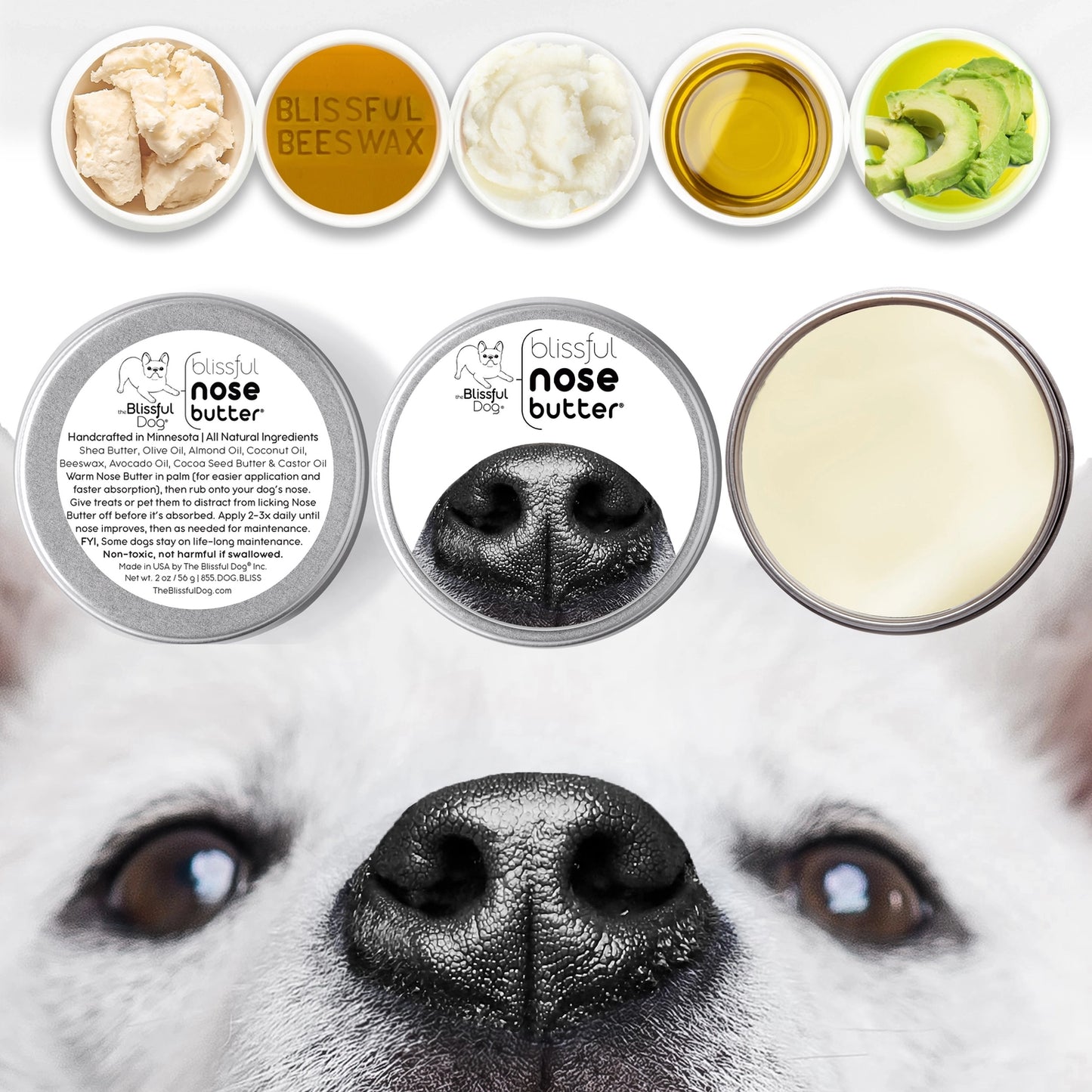 2oz Blissful Dog Nose Butter