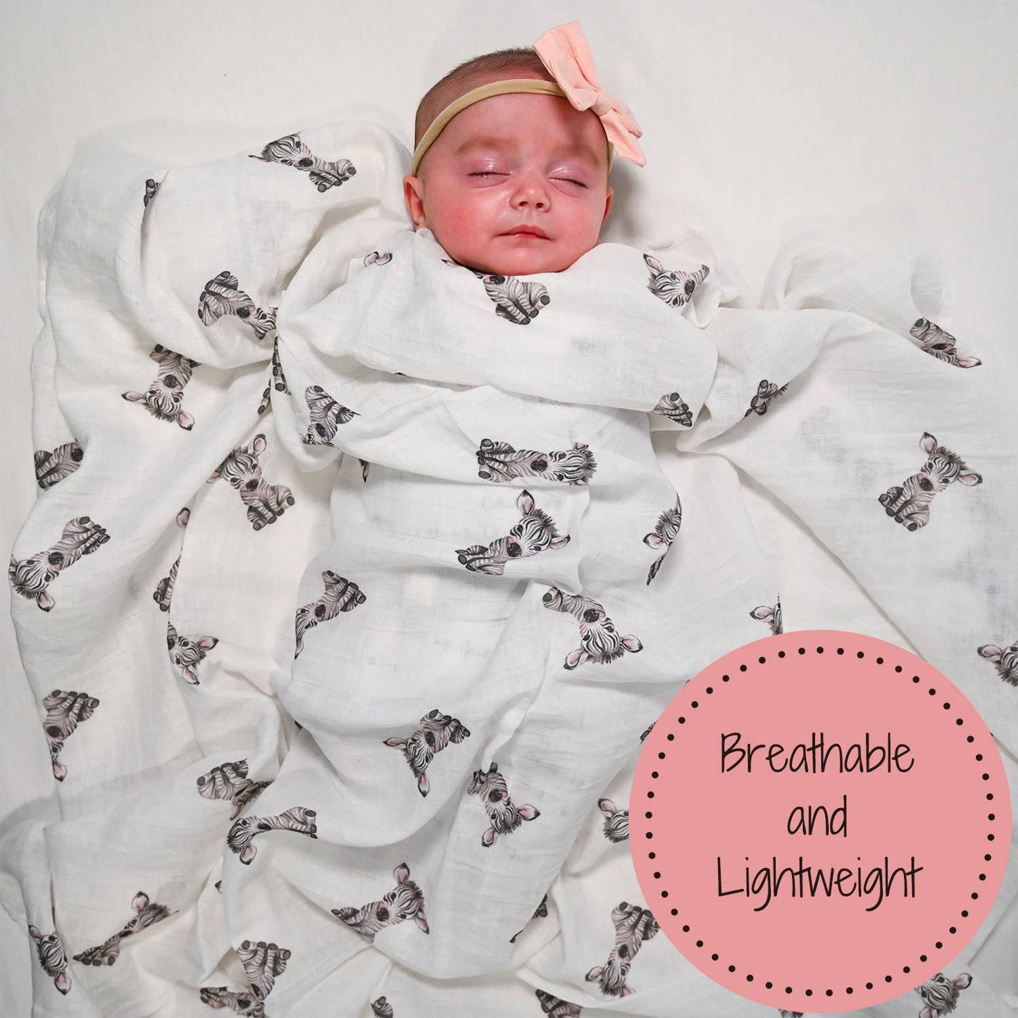 Walk on the Wild Side Baby Muslin Swaddle Blanket