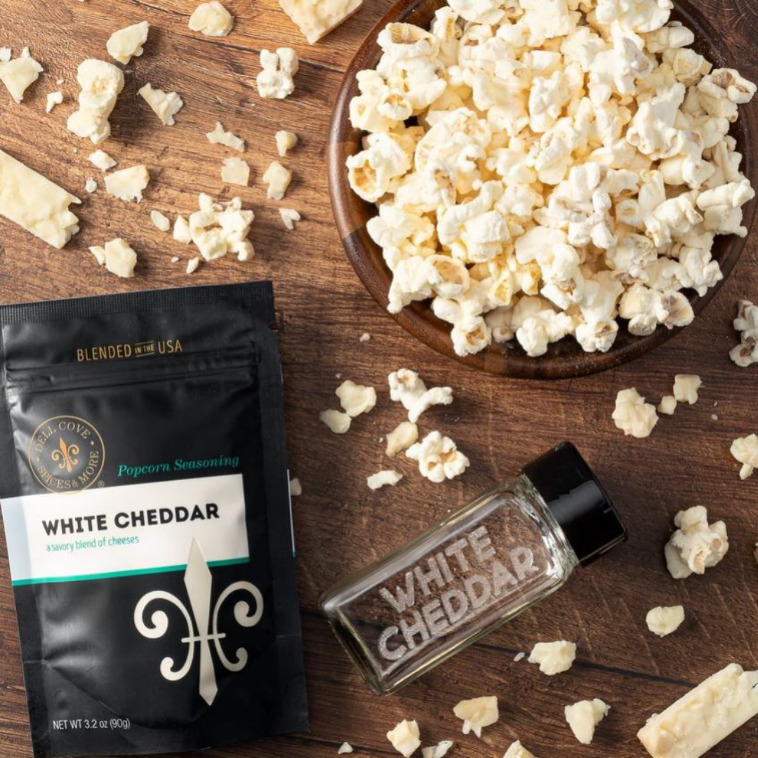 White Cheddar Popcorn Seasoning - Savory Spice Blend