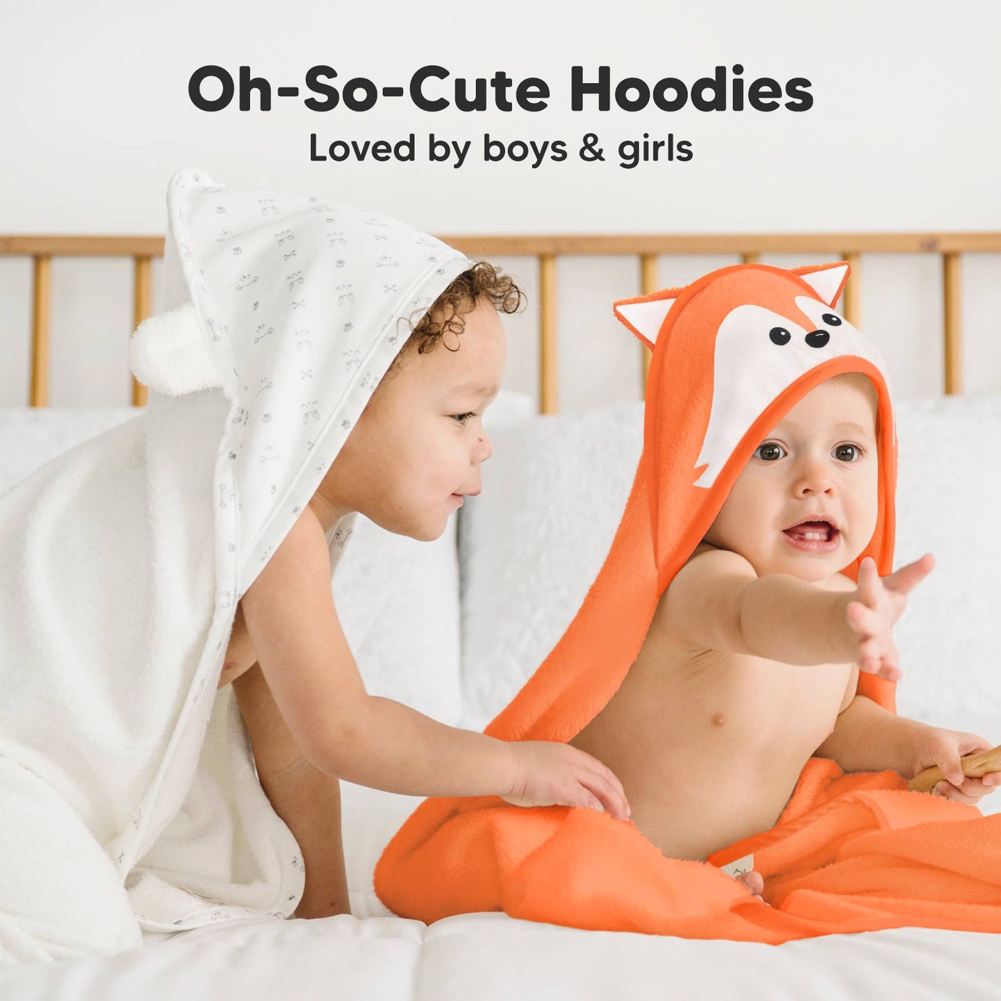 Fox Cuddle Baby Hooded Towel