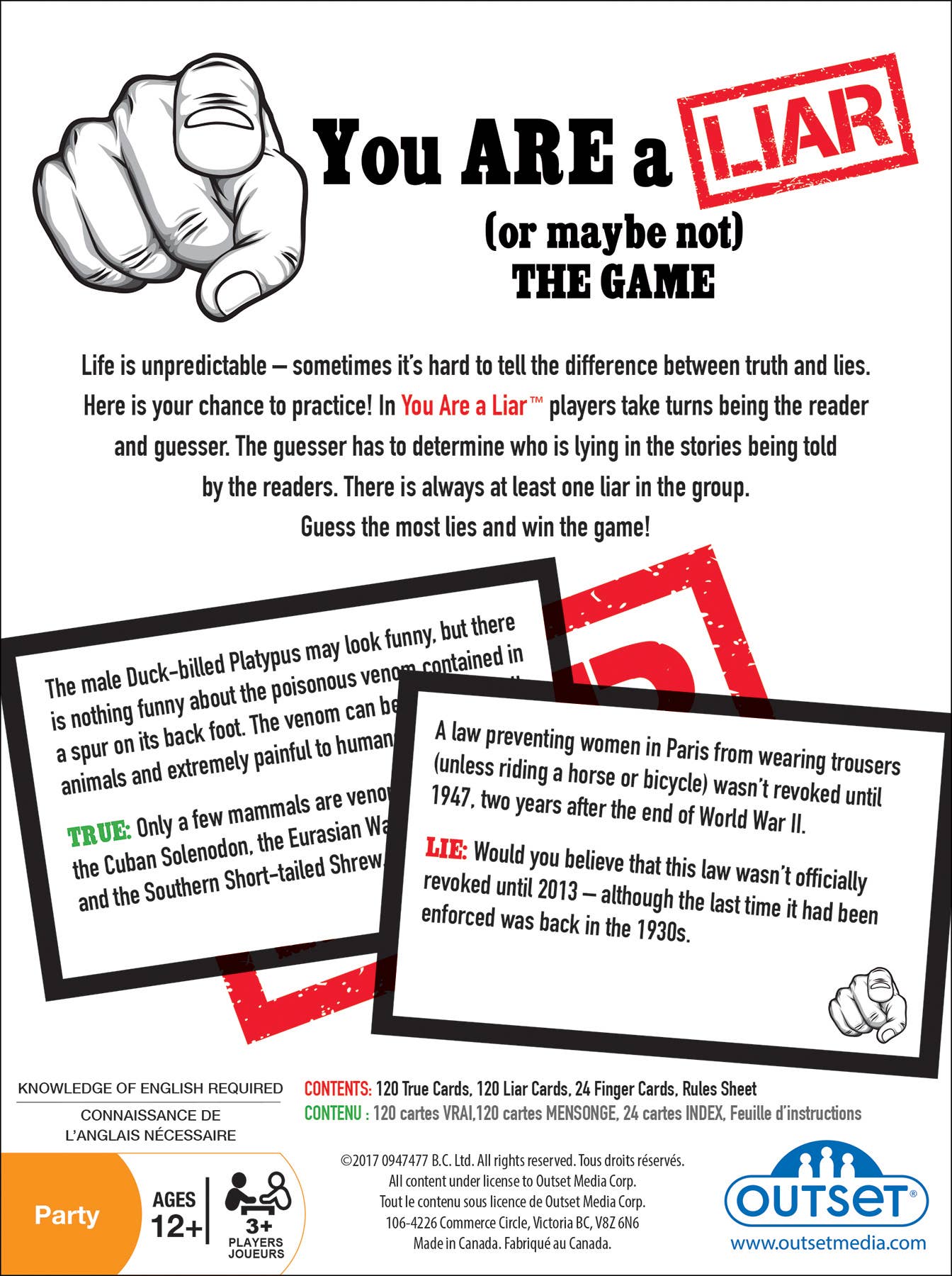 You Are A Liar! - The Game of Tall Tales & Truth Tagging