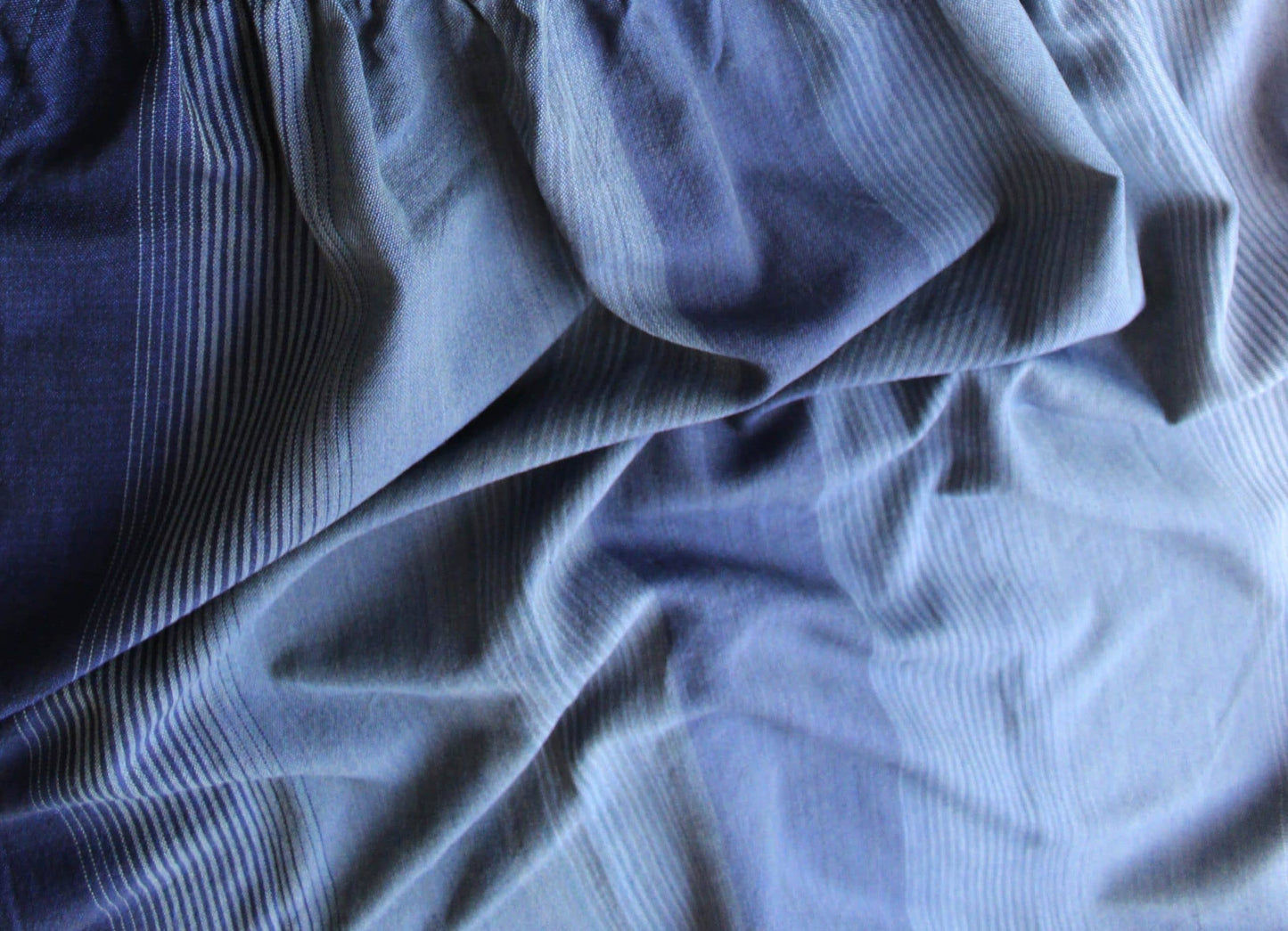 Blue Ombré Lightly Padded Ring Sling