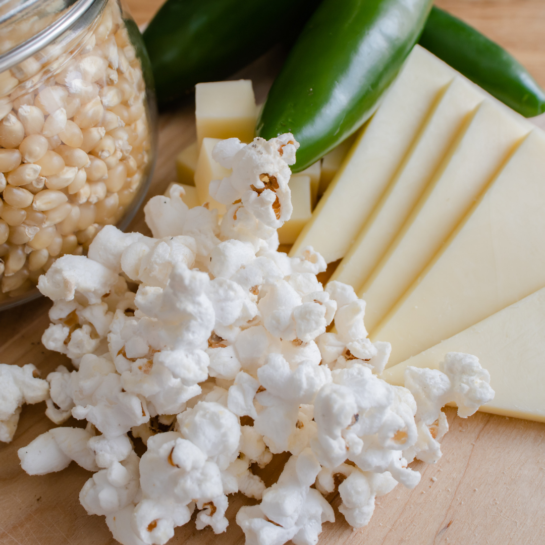 White Cheddar Jalapeno Popcorn Seasoning - Popcorn Toppings