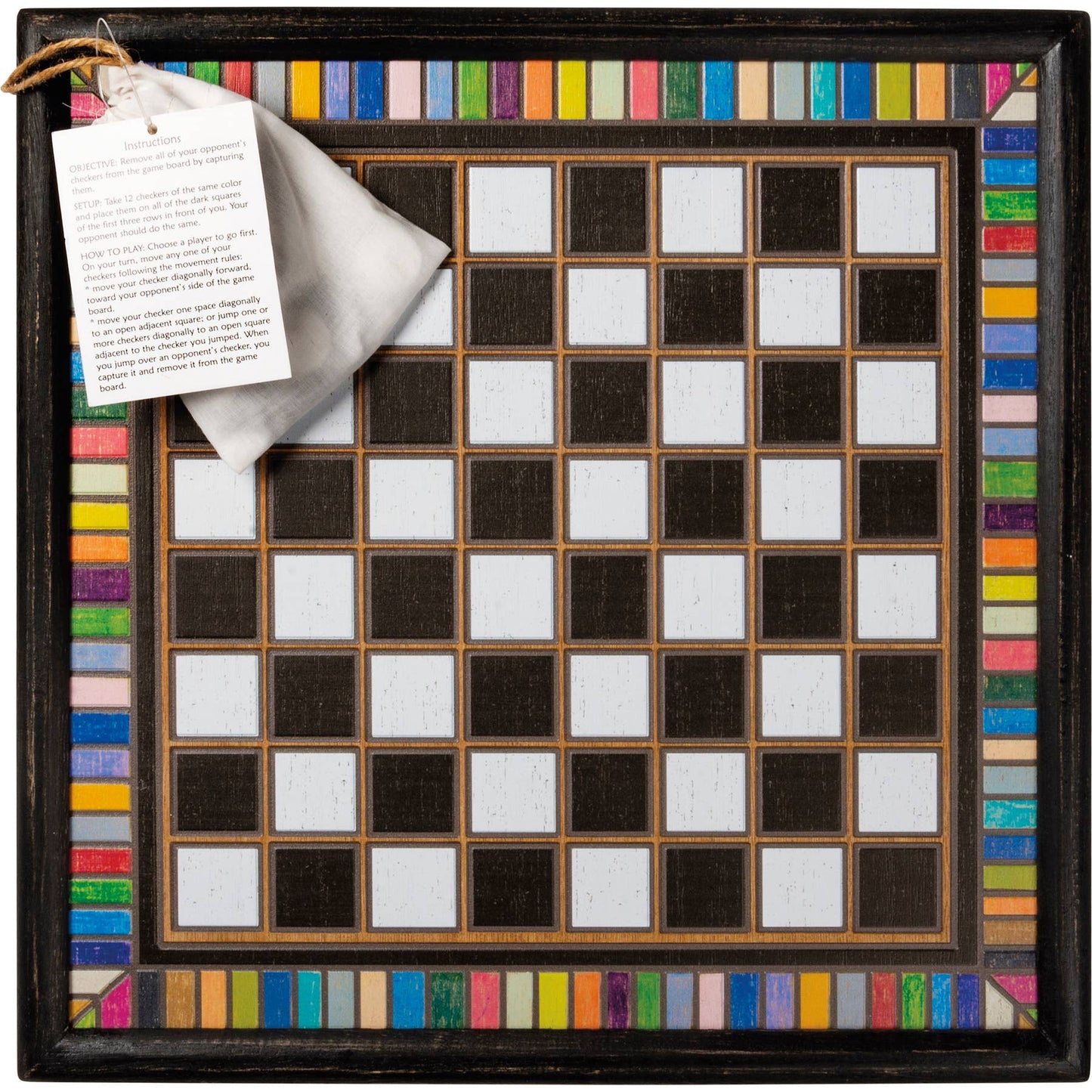 Checkers Wall Game