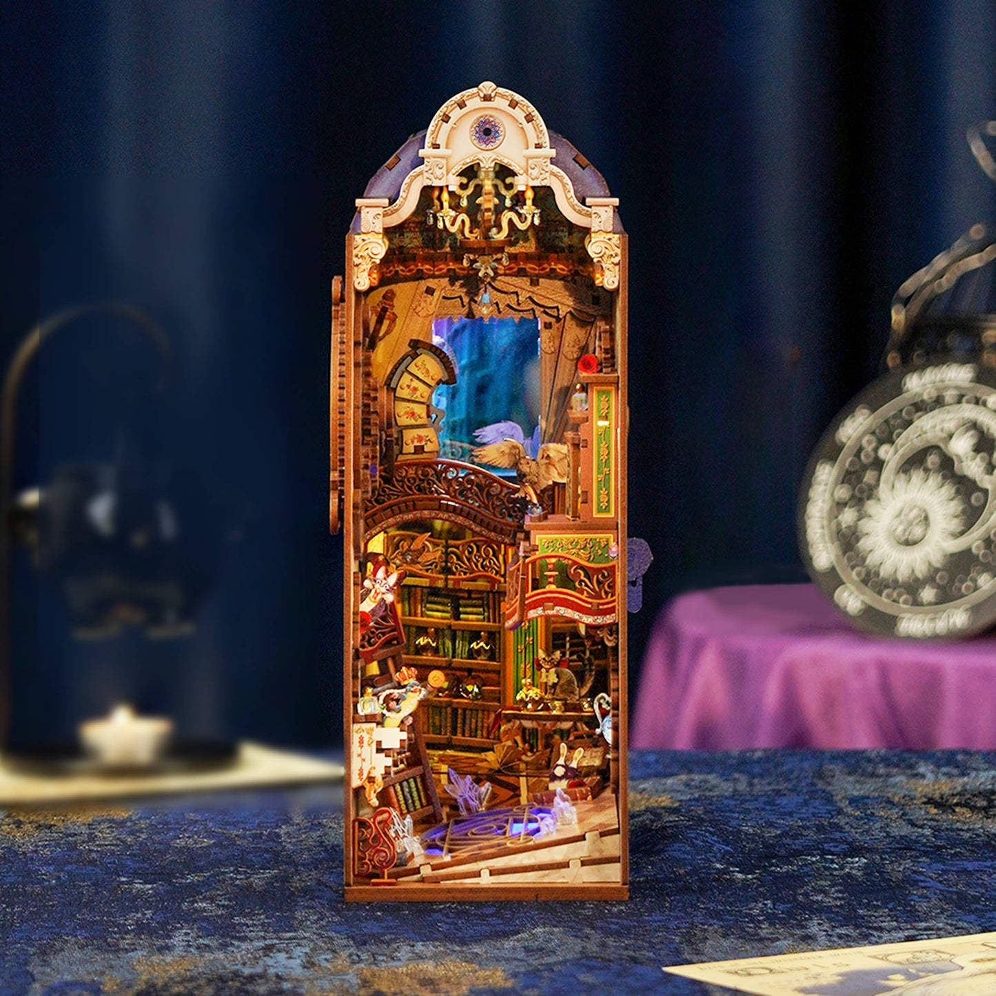 DIY Book Nook Kit: Magical Library w/ Dust Cove