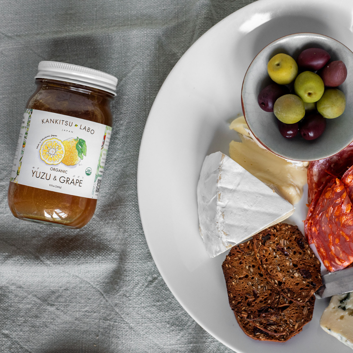 Organic Yuzu & Grape Jam 9.17 oz