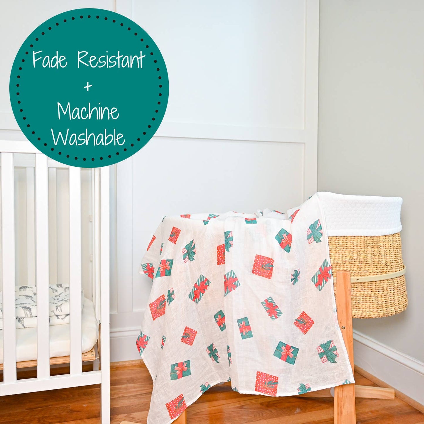 Everyday is a Gift Baby Muslin Swaddle Blanket