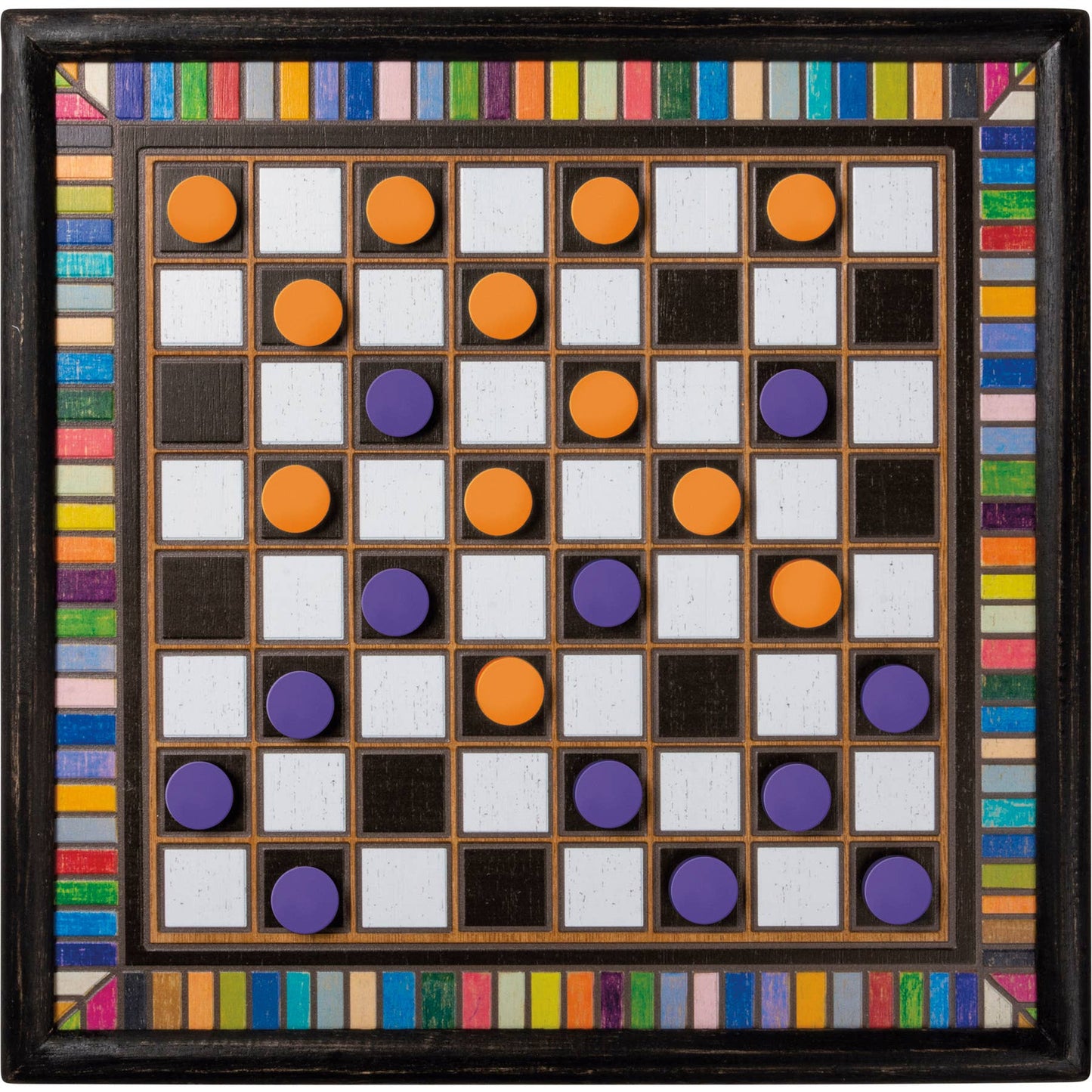 Checkers Wall Game