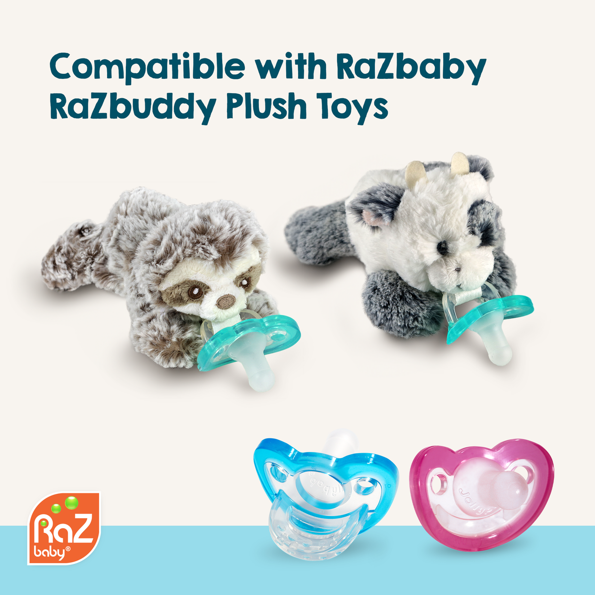 JollyPop Pacifier 2PK - 3+M Made in the USA