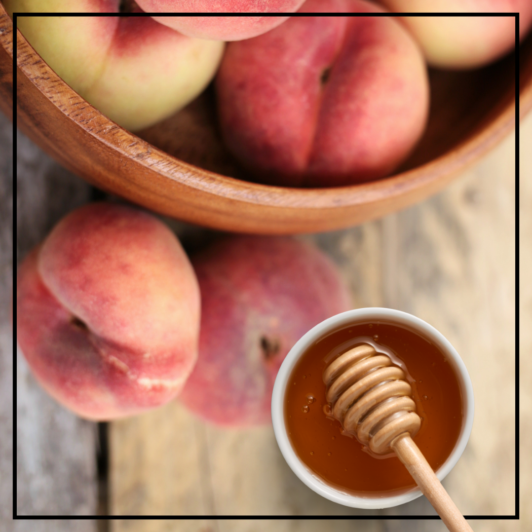 Peach Infused Raw Honey
