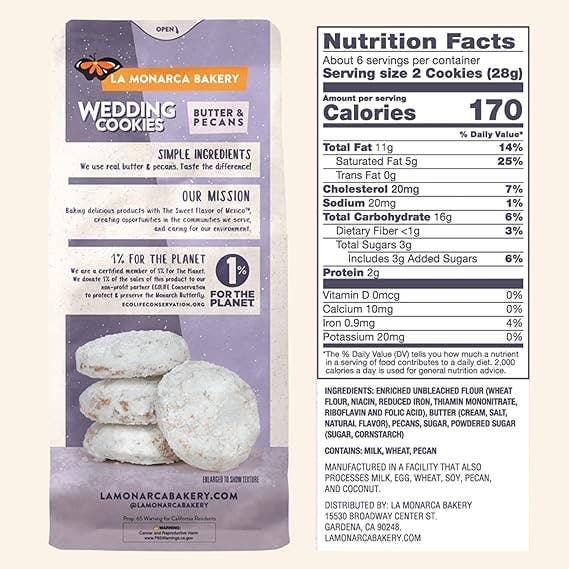 Mexican Wedding Cookies 6 oz