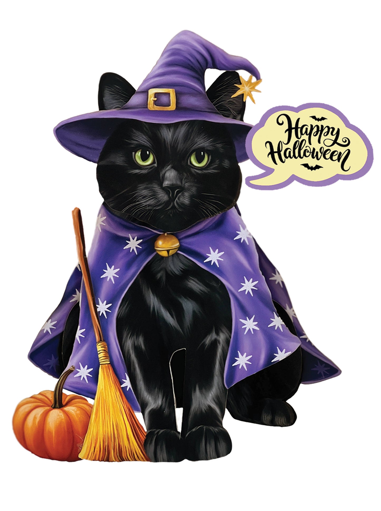 Mini Halloween Cat Pop-up Greeting Cards