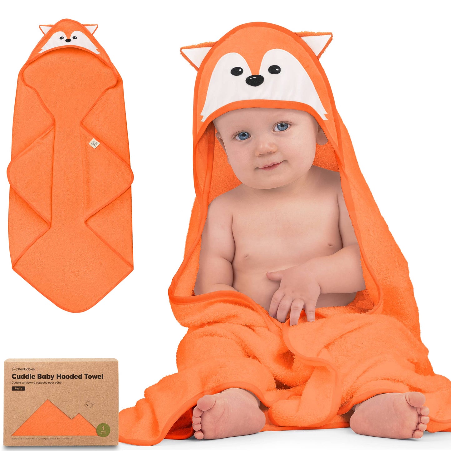 Fox Cuddle Baby Hooded Towel