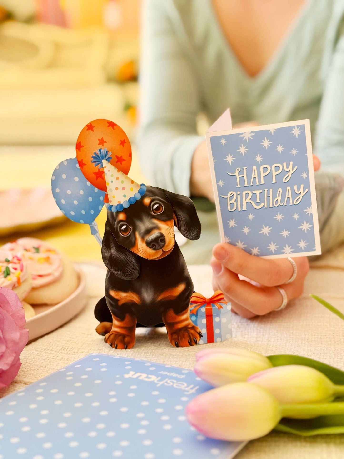 Mini Birthday Puppy Pop-up Greeting Cards