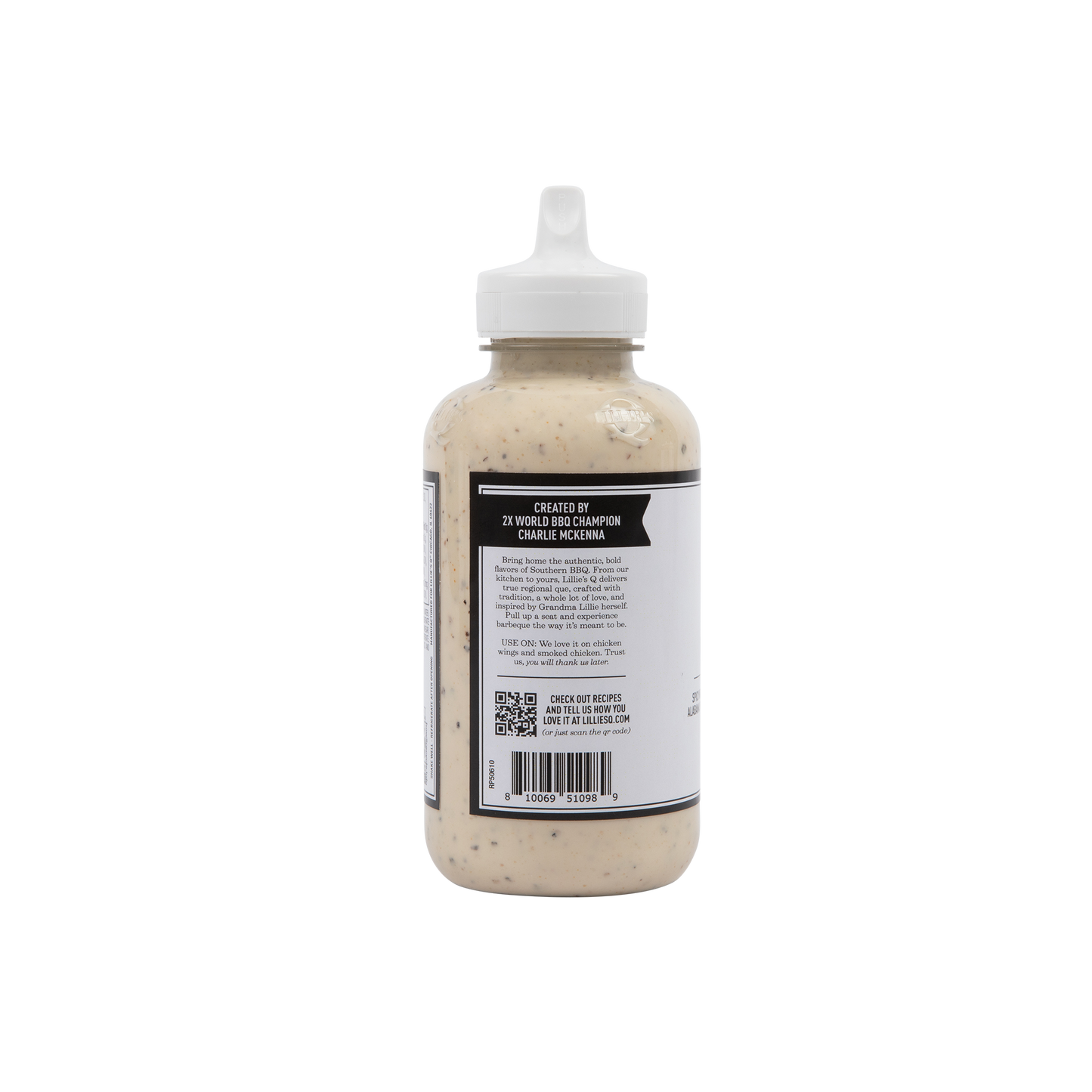 Lillie's Q White Wing Sauce ( Nt Wt 12.7 oz) Squeeze Bottle