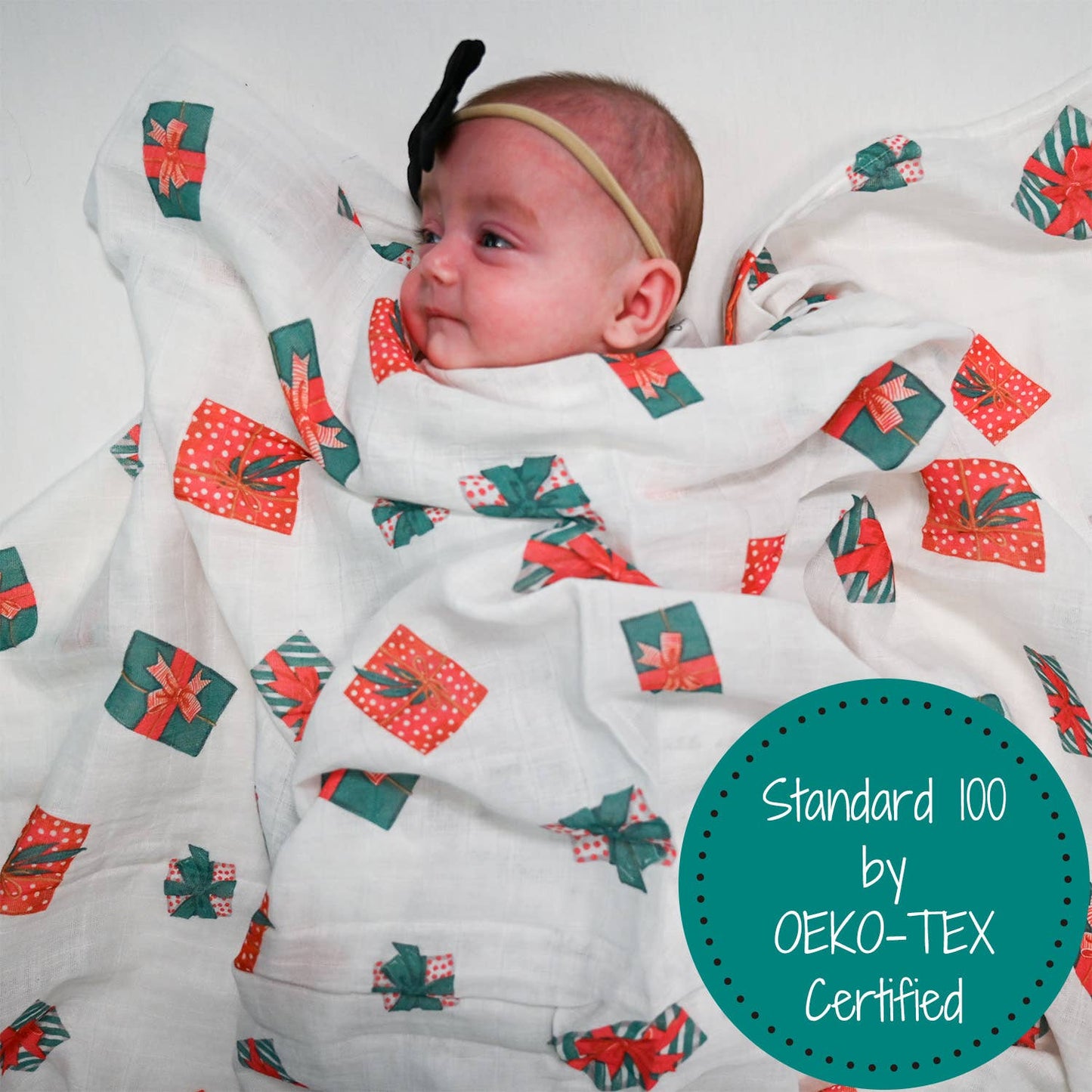 Everyday is a Gift Baby Muslin Swaddle Blanket