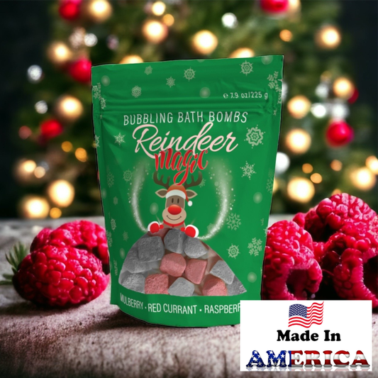 Christmas 2025 Bubble Bath Bombs | Reindeer Magic