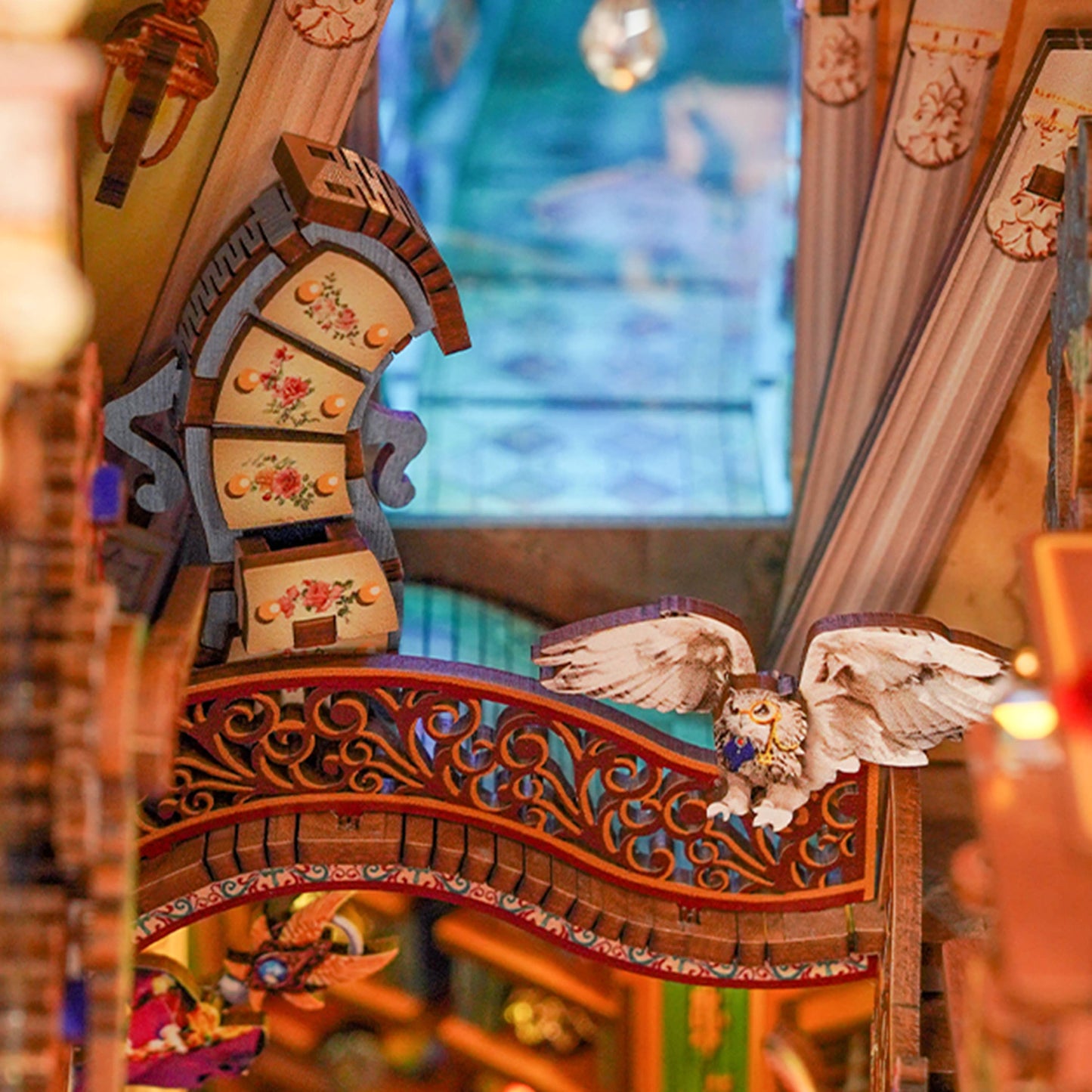 DIY Book Nook Kit: Magical Library w/ Dust Cove