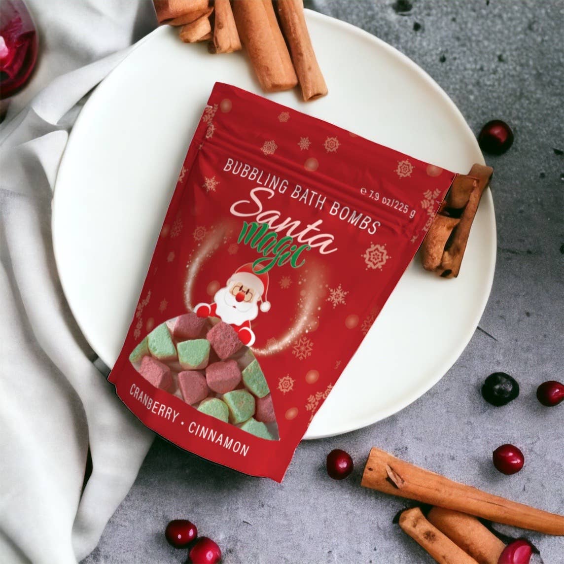 Christmas 2025 Bubble Bath Bombs | Santa Magic