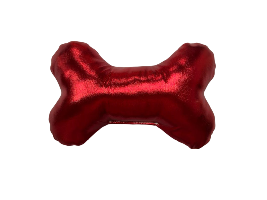 Gleam Red Bone Dog Toy