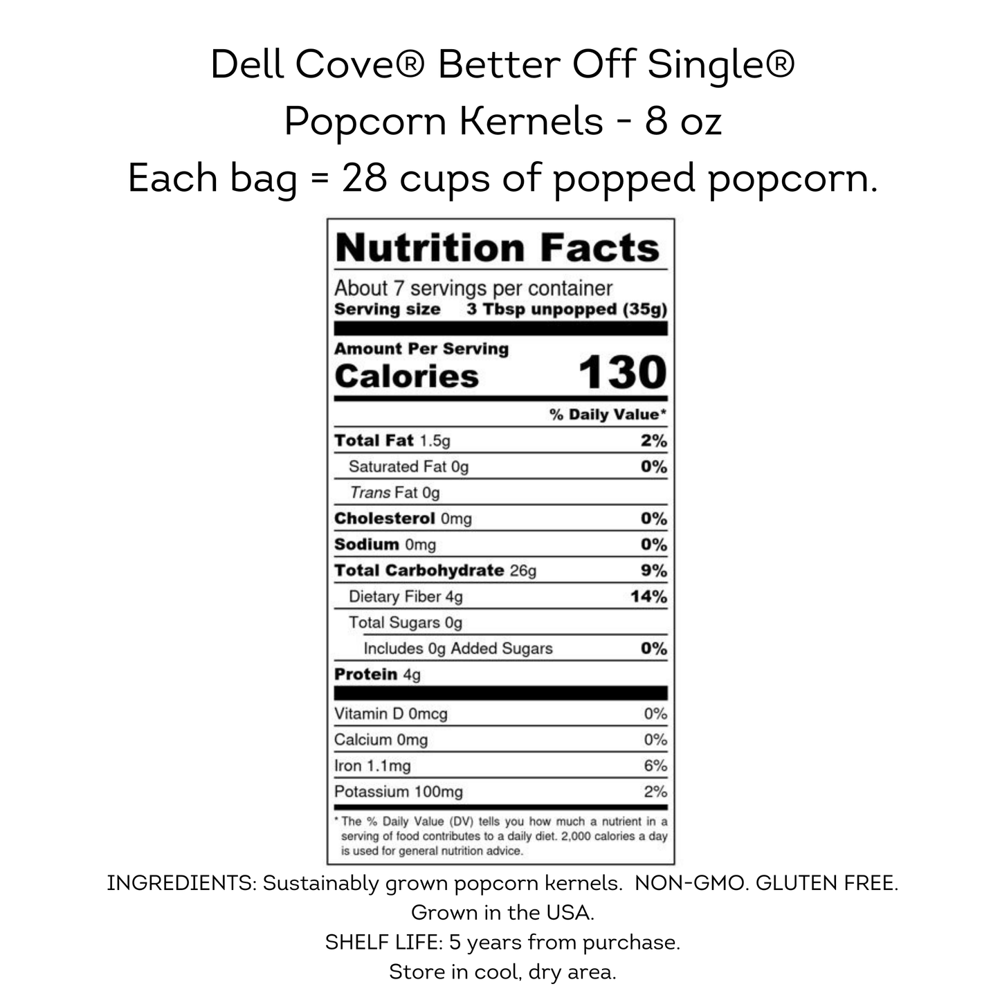 Better Off Single popcorn - funny bag