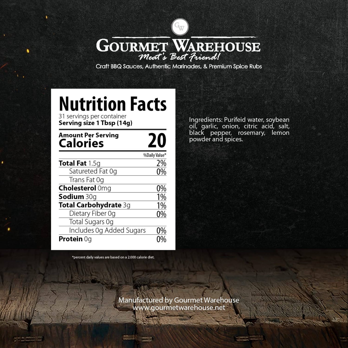 Gourmet Warehouse Key Lime Marinade