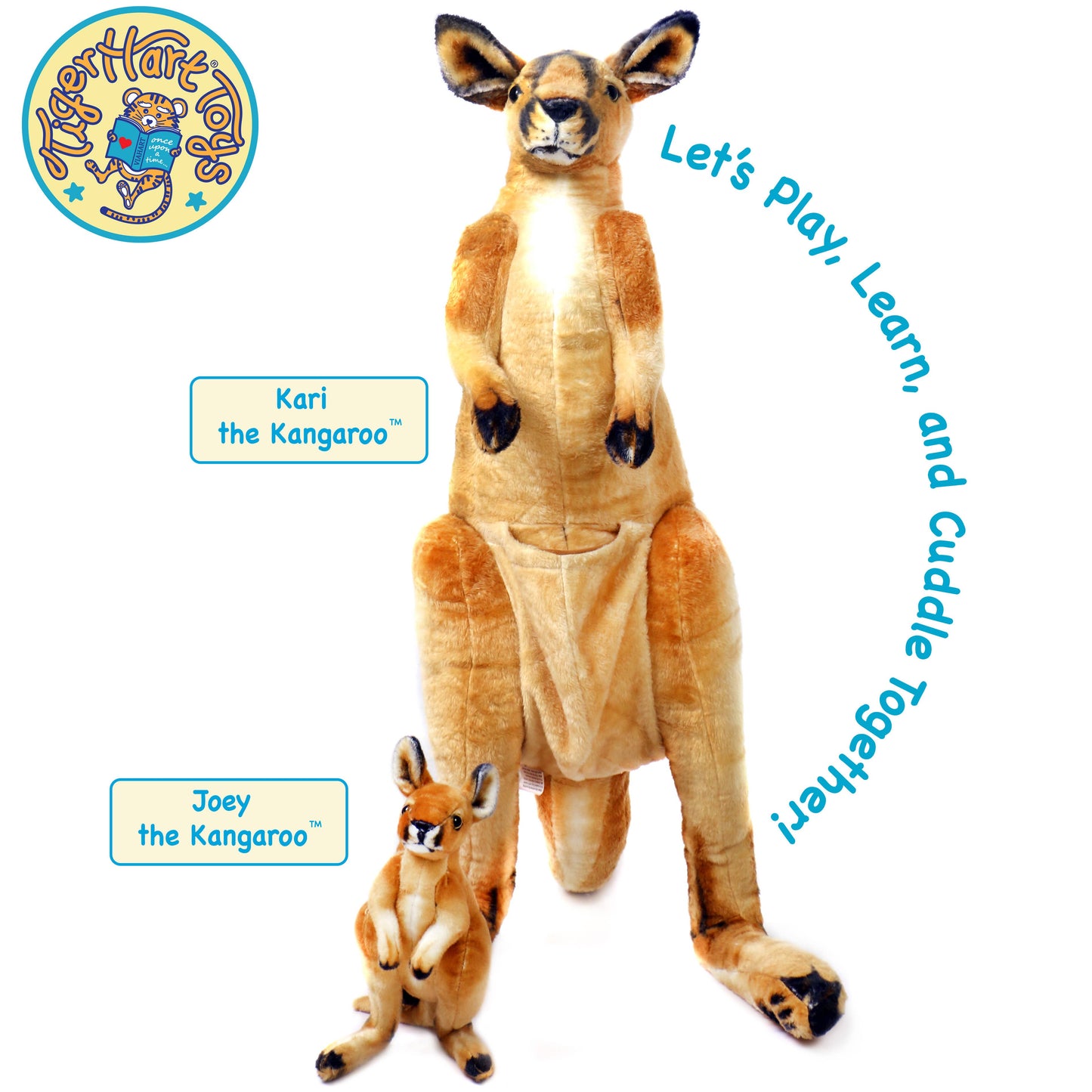 Kari The Kangaroo and Joey | 38 Inch Stuffed Animal Plush
