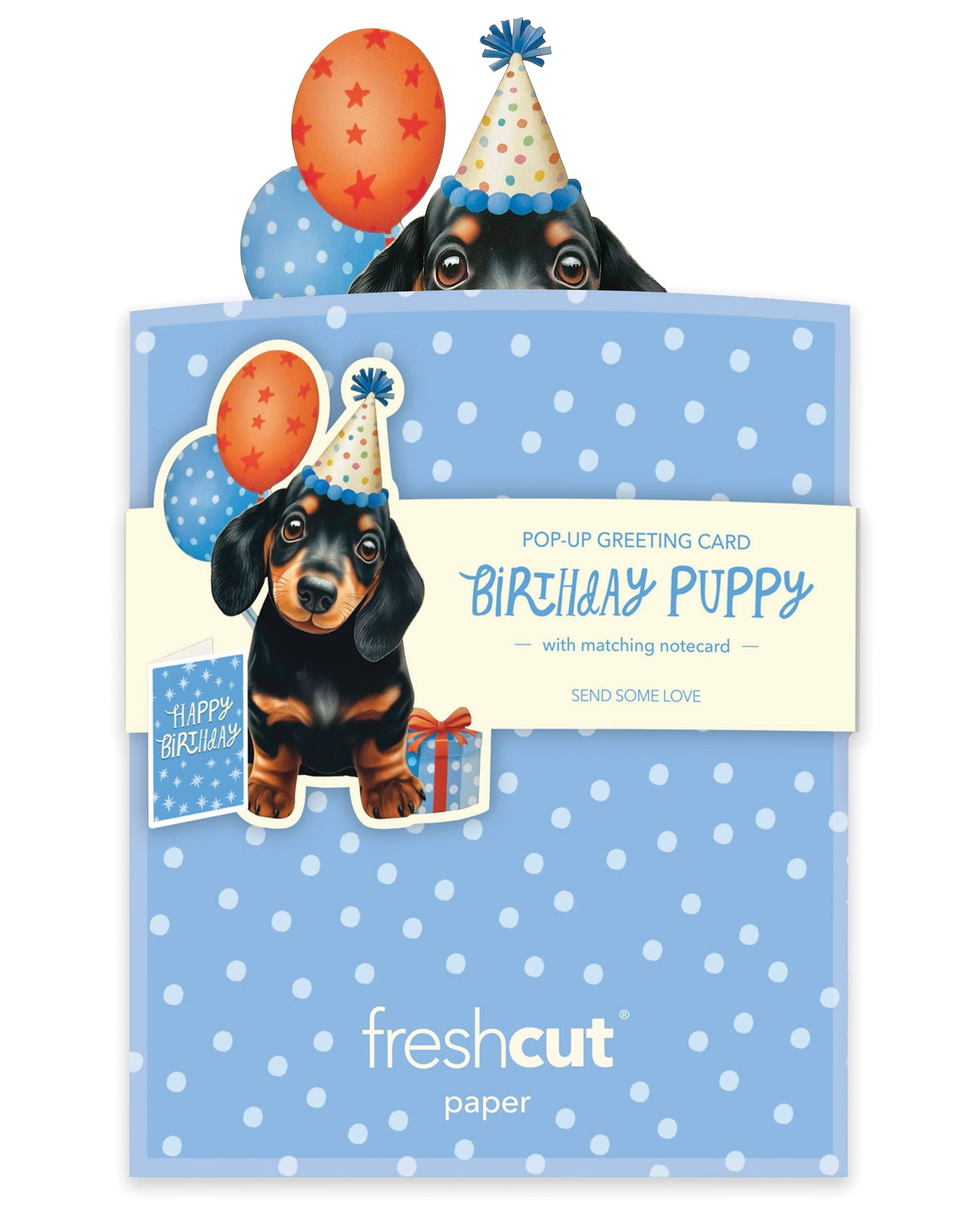 Mini Birthday Puppy Pop-up Greeting Cards