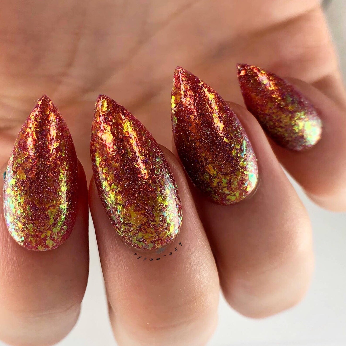 Anything Is Popsicle Flakie Nail Polish