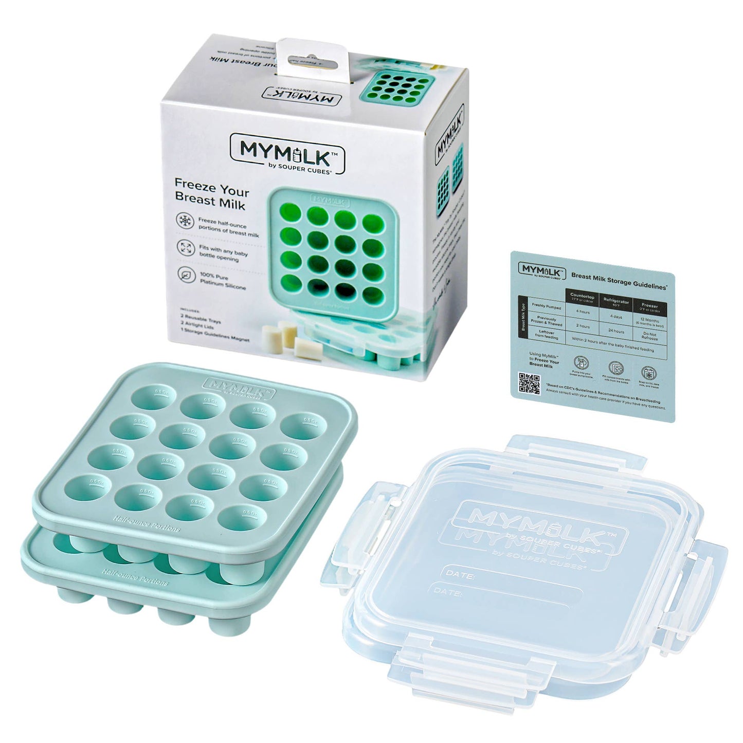 MyMilk Silicone Breast Milk Freezing Trays