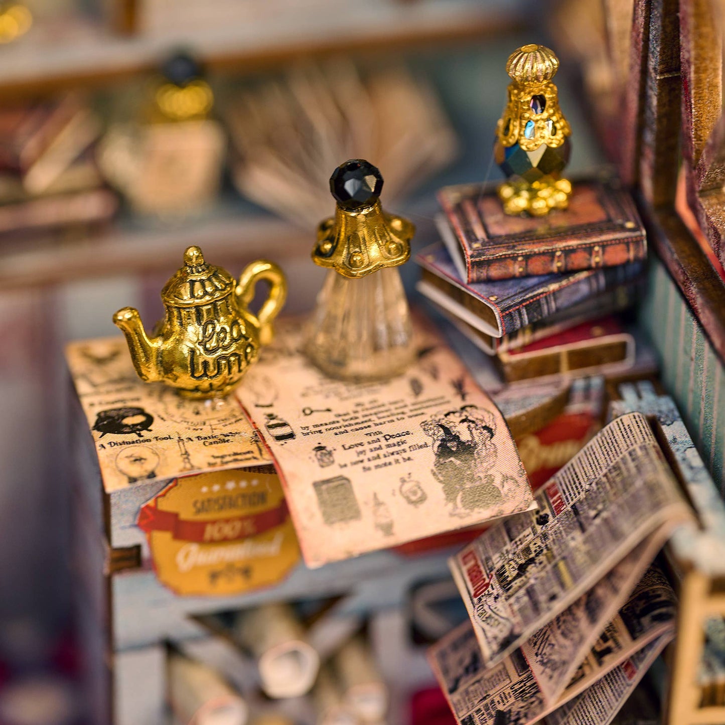 DIY Book Nook Kit: Magic Shop