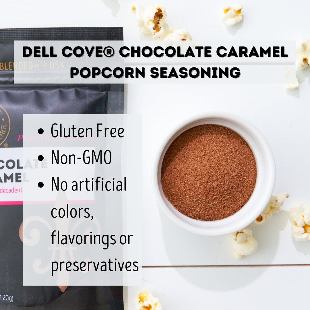 Chocolate Caramel Popcorn Seasoning - Gluten Free, Non GMO
