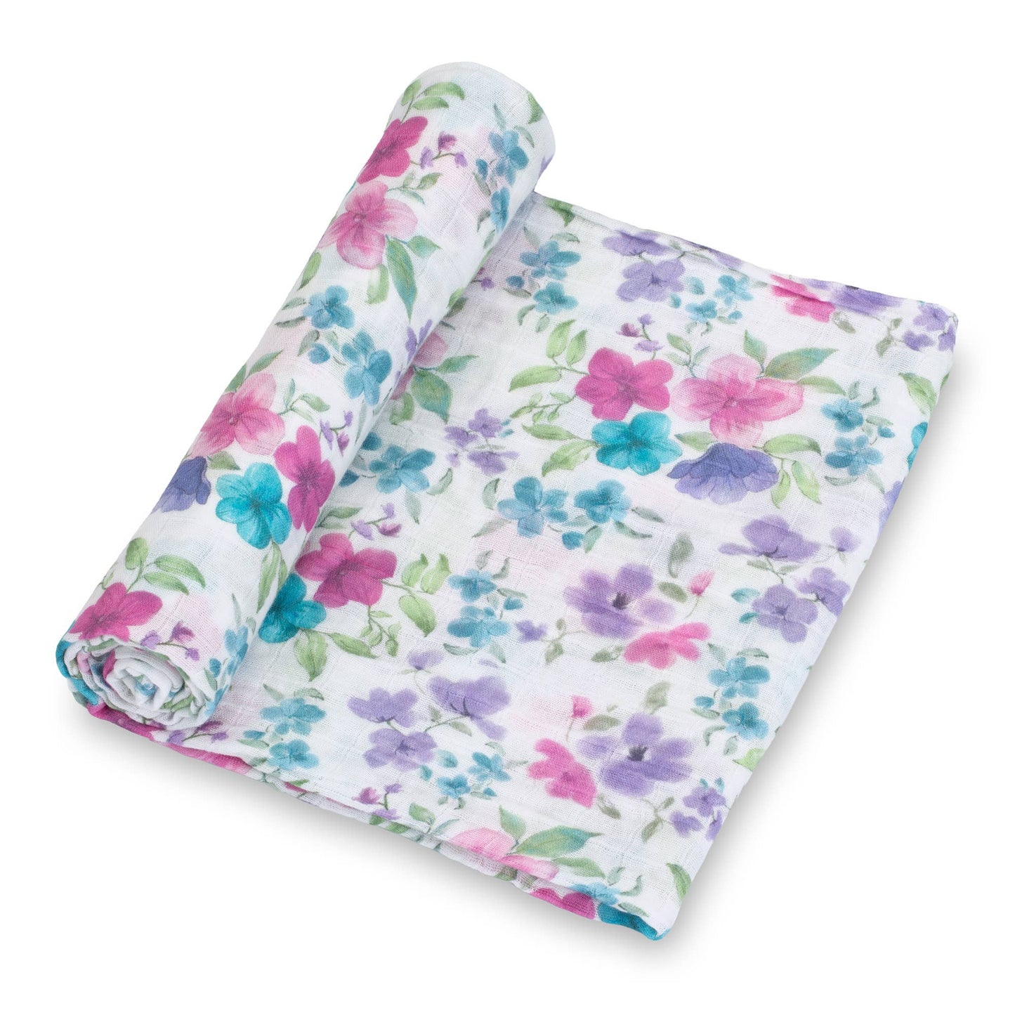 Baby Muslin Swaddle Blanket 47x47 Field of Dreams